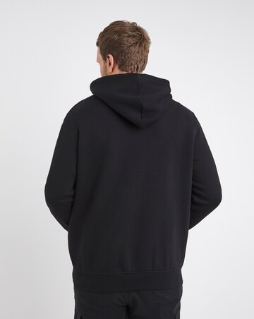 Jack & Jones Graphic Logo Hoodie - Black