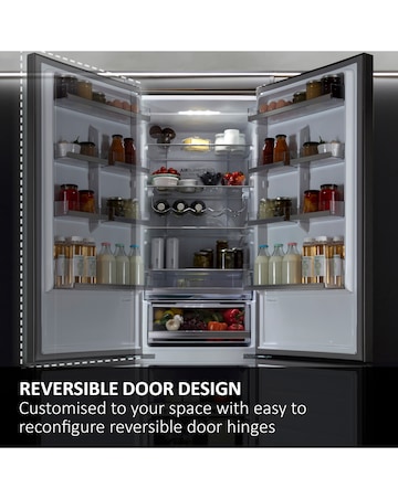 Haier Combi Series 5 HDPW5618DWPK 60/40 No Frost Fridge Freezer - Silver