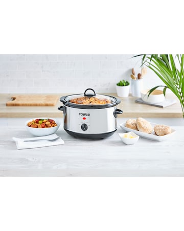 Tower 1.6L Soup Maker + 3.5L S/S Slow Cooker