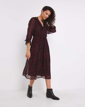 Joe Browns Chifton Animal Print Midi Dress