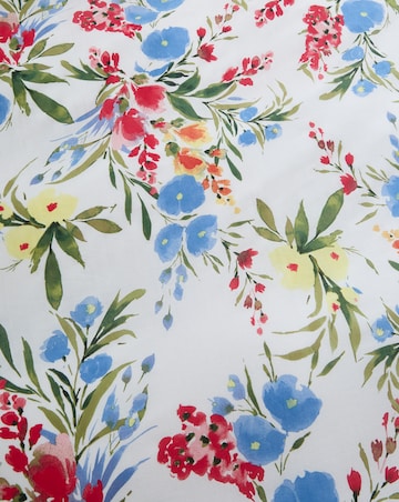 Bonnie Floral Cotton Blend Reversible Duvet Cover Set