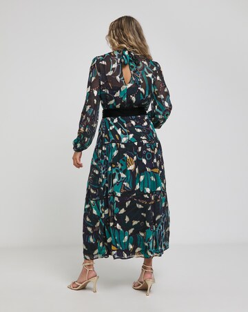Hope & Ivy Edith Long Sleeve Maxi Dress