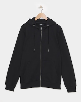 Full Zip Hoodie - Black