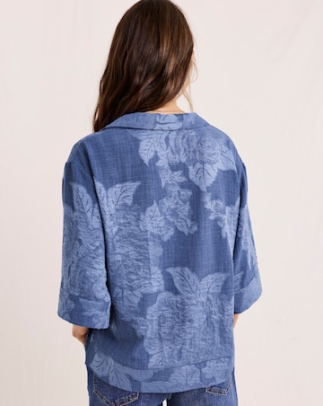 Julipa Textured Pop Over Blouse