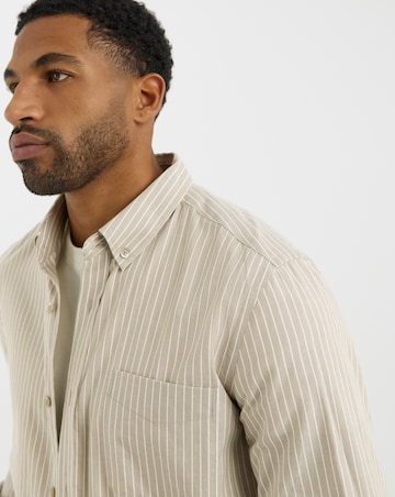 Oxford Stripe Long Sleeve Shirt