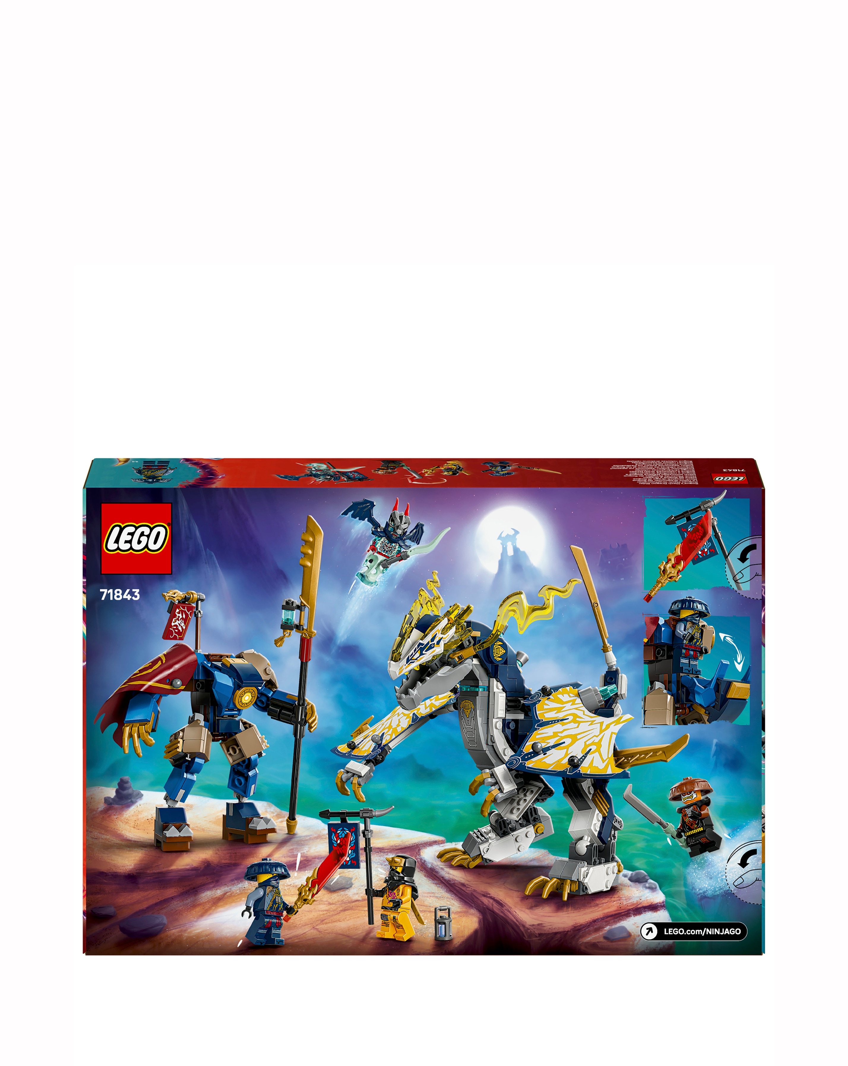 LEGO NINJAGO Rogue's Mech Dragon Rider Ninja Toy and Dragon Battle