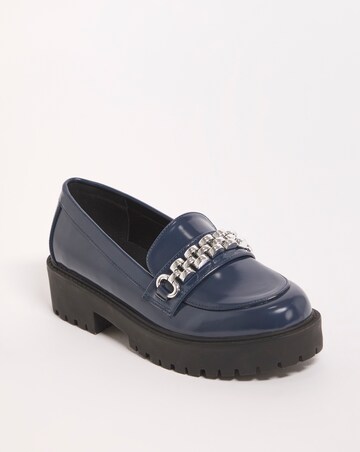 Dara Hardware Trim Loafer Shoes - Extra Wide Fit (EEE)