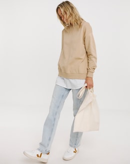 Long Sleeve Crew neck 2in1 Sweatshirt