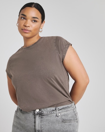 Simply Be Acid Wash Baby T-Shirt