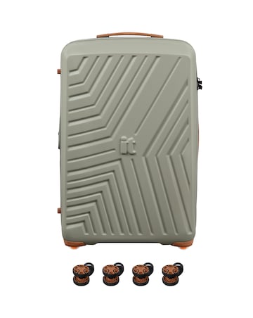 IT Luggage Convertible Medium Suitcase with Removable Wheels