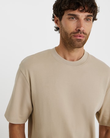 Folio Heavyweight Interlock T-Shirt-Stone