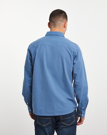 Long Sleeve Textured Shirt