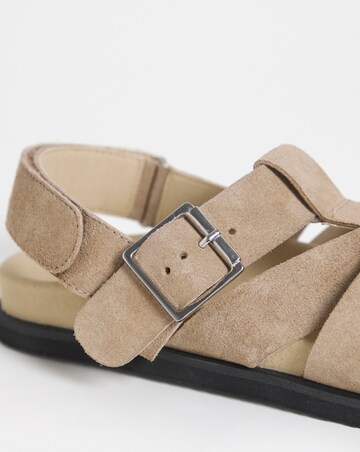 Seattle Fisherman Style Mules With Slingback - Wide Fit (E)