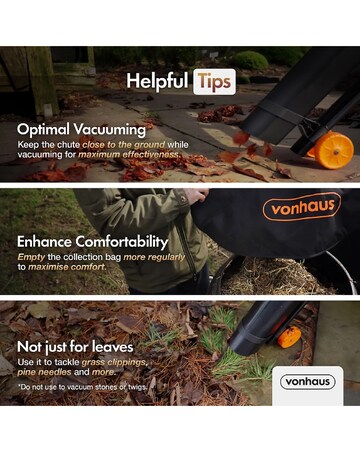 VonHaus - 3000W 3-in-1 Leaf Blower