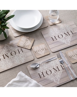 Creative Tops Home Set of 4 Placemat &amp; Coasters