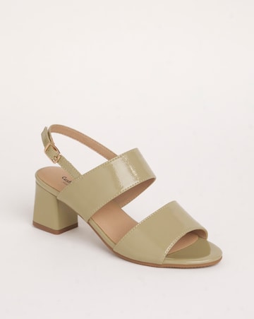 Cushion Walk Block Heeled Sandals E Fit