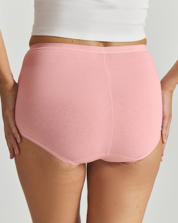 Sloggi (3 Pack) Cotton Basic Maxi Knickers Pink Multi