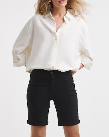 Simply Be Black 24/7 Knee Shorts