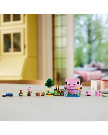 LEGO Minecraft The Baby Pig House Gamer Building Toy, Farm Animal Set 21268