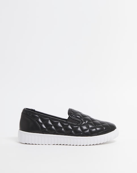 Cushion Walk Twin Gusset Quilted Trainer E Fit