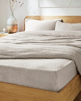 Fleece 35cm Fitted Sheet