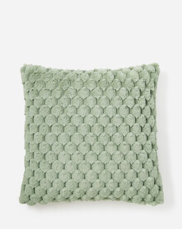 Scallop Faux Fur Cushion