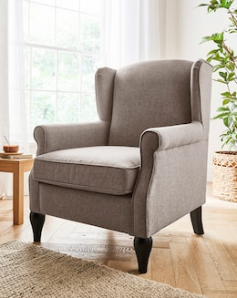 Bailey Fabric Wingback Armchair