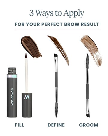 Wonderskin Dream Brow Gel Serum- Dark Brunette