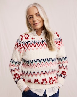 Julipa Patterned Crew Neck Jumper