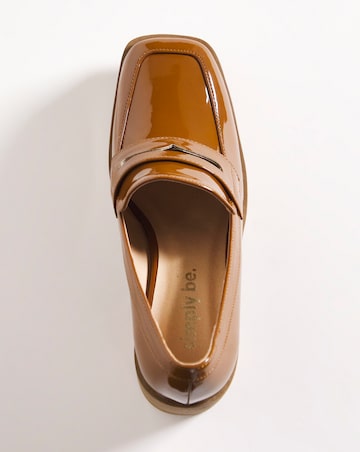 Terrassa Platform Loafer Heeled Shoes - Wide Fit (E)