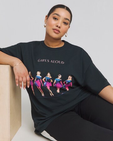 Simply Be Black Girls Aloud License T-Shirt