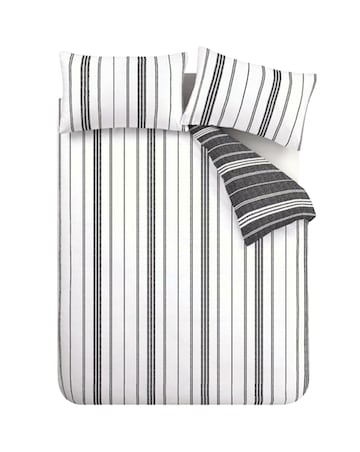 Catherine Lansfield Harbour Stripe Duvet Cover Set