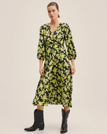 Mango Flower Print Dress
