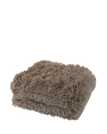 Catherine Lansfield Shaggy Fleece Throw