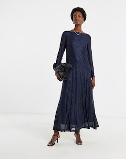 Mesh Seam Detail Care Free Dress