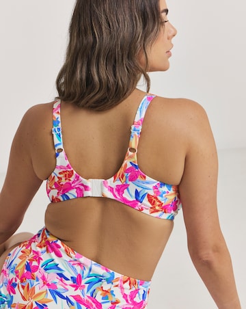 Elomi Savaneta Plunge Wired Bikini Top White