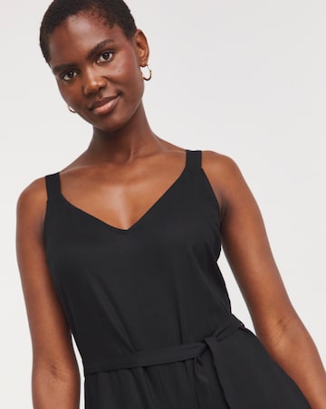 Wide Leg Strappy Jumpsuit