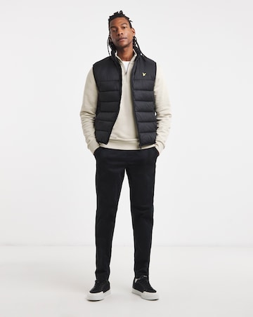 Lyle & Scott Wadded Gilet - Black