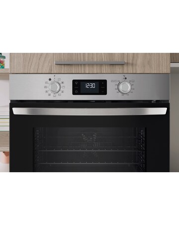 Indesit Turn&Go IO278P1XUK Built-In Electric Single Oven w Pyrolytic Cleaning