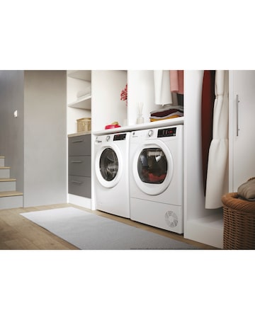 Hoover H-Dry 350 HRE C9TBE-80 Wifi Connected 9kg Condenser Tumble Dryer - White