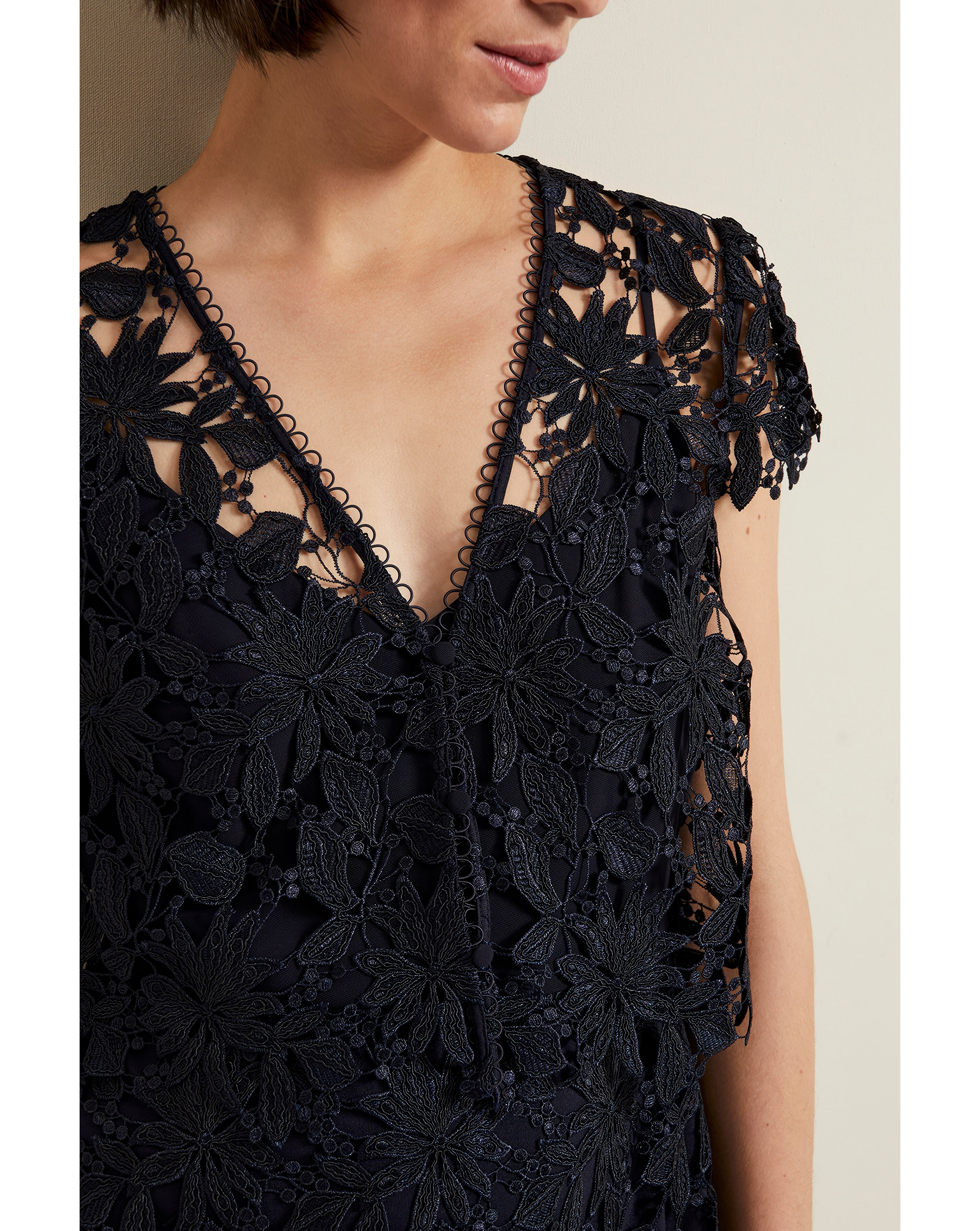 Phase Eight Meghan Lace Double Layer Dress | Ambrose Wilson