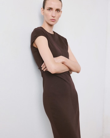 Mango Mini Dress With Draped Detail