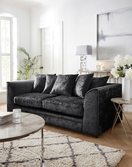 Chicago Crushed Velvet 3 Seater Sofa