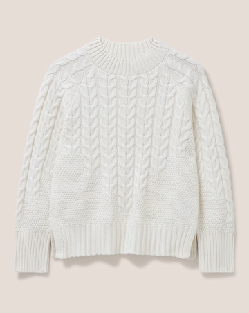 White Stuff Cable Yoke Jumper