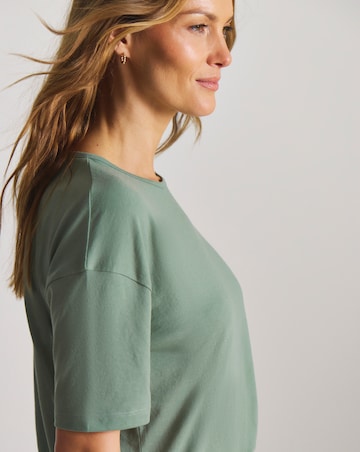 Pretty Secrets Back to Basics Pyjama Shorts Set Khaki