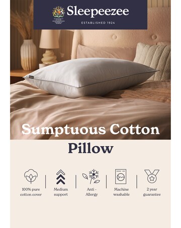 Sleepeezee Sumptuous Cotton Pillow