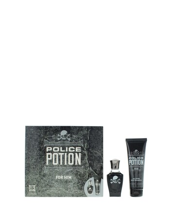 Police Potion For Him 2 Piece Gift Set: Eau de Parfum 30ml - Shower Gel 100ml