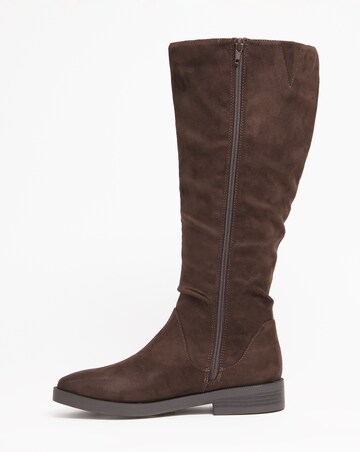 Evren Ruched Boot - Standard Fit (D) & Standard Calf