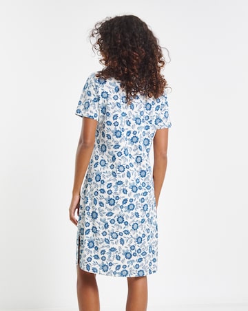 Value Short Sleeve Nightie Floral Print
