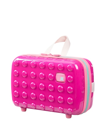 IT Luggage Bobble Bloc Kids 2pc Suitcase Set - Raspberry Rose